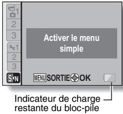 SANYO VPC-E2BL - Affichez le menu de prise de vue ou de lecture (page 37). - 1