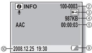 SANYO VPC-E2BL - Appuyez sur le bouton MENU pendant au moins 1 seconde. - 3