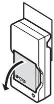 SANYO VPC-E2BL - Lorsque l'indicateur de CHARGE s'éteint, retirez le pack des piles du chargeur. - 1