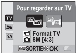 SANYO VPC-E2BL - Sélection du format d'enregistrement - 1