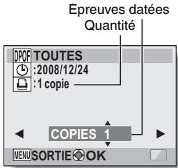 SANYO VPC-E2BL - Indiquez si la date doit s'afficher sur l'épreuve et précisez le nombre d'épreuves à imprimer. - 1