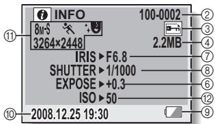 SANYO VPC-E2BL - Appuyez sur le bouton MENU pendant au moins 1 seconde. - 2