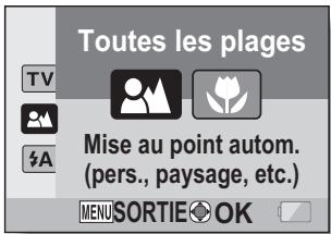 SANYO VPC-E2BL - Sélection du réglage de mise au point - 1