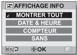 SANYO VPC-E2BL - Pour accéder à un écran de réglage - 1