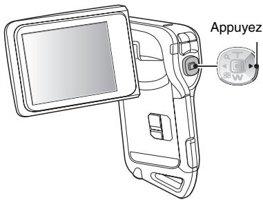 SANYO VPC-E2BL - Appuyez sur le bouton [▶]. - 1