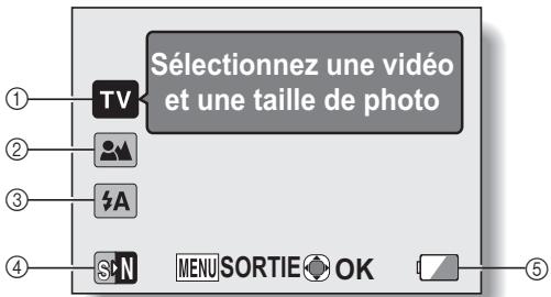 SANYO VPC-E2BL - CHANGEMENT DE MODE DE FONCTIONNEMENT - 1
