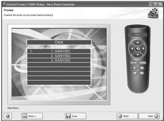 SANYO VPC-HD1010GX - Cliquez sur un des modèles sous “Templates (Modèles)” et cliquez sur le bouton [Next (Suivant)]. - 1