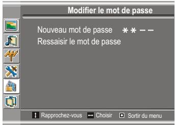 SANYO AVL-191 - Modifier le mot de passe - 3