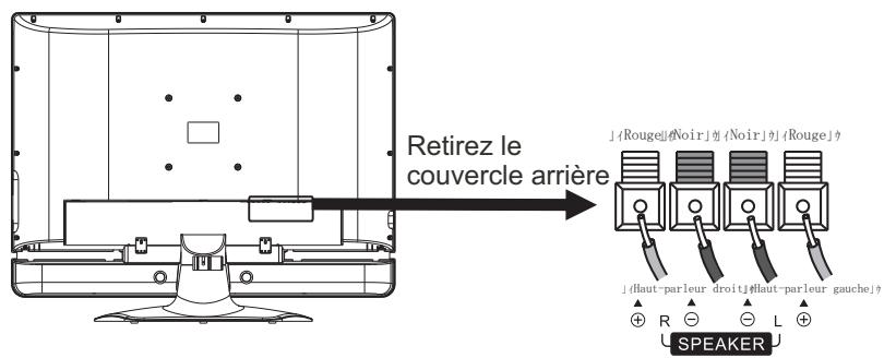 SANYO AVL-3210 - Branchement des haut-parleurs - 1
