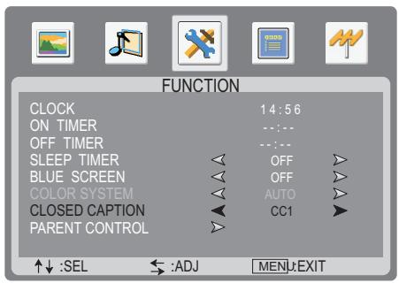 SANYO AVL-3210 - Réglage des sous-titres - 1