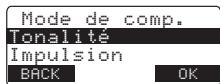 SANYO CLT-D5882 - Réglage du mode de composition - 1