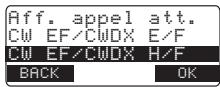 SANYO CLT-D5883 - Réglage de l'afficheur de l'appel en attente (données de l'afficheur apparaissant pour un appel en attente) - 1