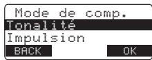 SANYO CLT-D5883 - Réglage du mode de composition - 1