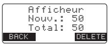 SANYO CLT-D5883 - Effacer tous les noms/numéros des messages de l'afficheur - 1