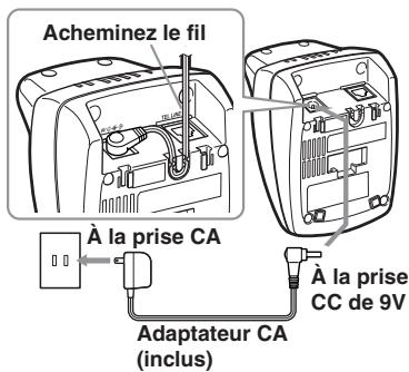 SANYO CLT-D5883 - Branchez le socle et chargez le combiné - 1