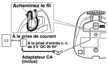 SANYO CLT-E32 - Brancher le chargeur - 1