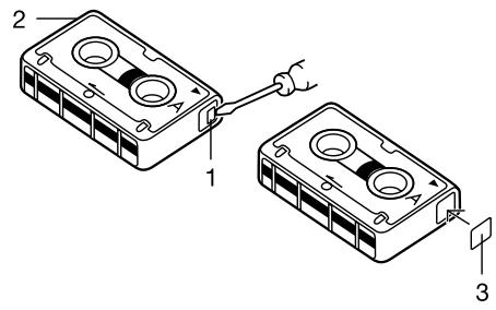 SANYO TRC-540M - Safeguards against accidental erasure (Fig. 7) - 1