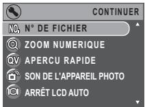 SANYO VPC-E890 - Le menu de configuration - 1