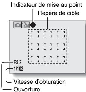 SANYO VPC-X1200 - À propos de l'indicateur de mise au point - 1