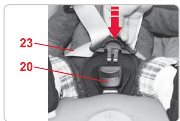 BRITAX FIRST CLASS PLUS - Desserrage des sangles - 3