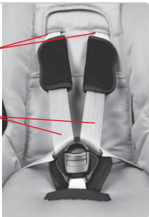 BRITAX FIRST CLASS PLUS - Pour adapter la hauteur des bretelles à la taille de votre enfant, procédez comme suit : - 2