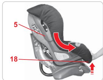 BRITAX FIRST CLASS PLUS - Démontage du siège auto - 2