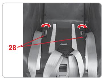 BRITAX FIRST CLASS PLUS - Démontage des sangles - 2