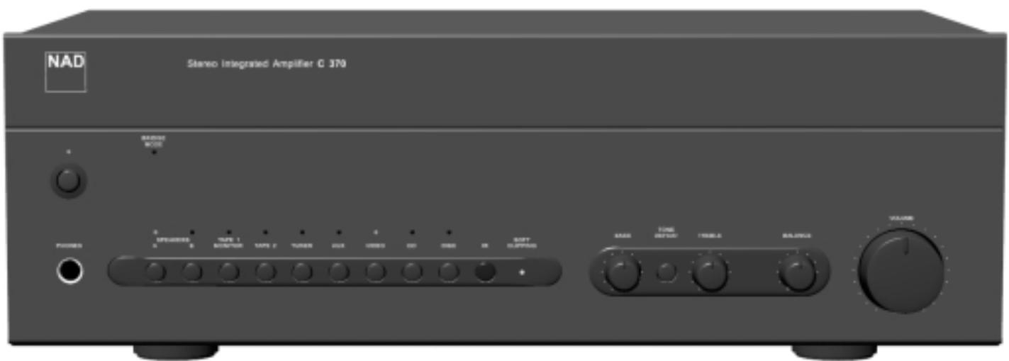 NAD C370 - Stereo Integrated Amplifier - 1