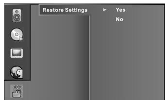 NAD M5 - RESTORE SETTINGS - 8