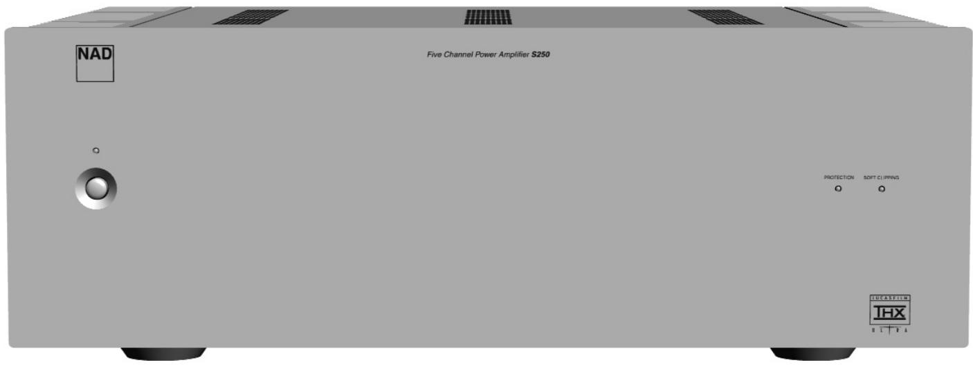 NAD S250 - Five Channel Power Amplifier - 1