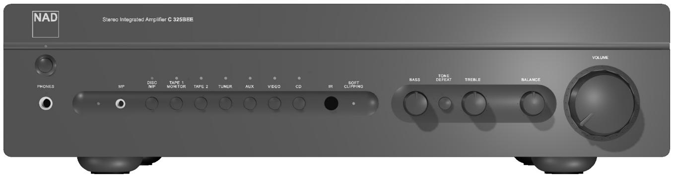 NAD C325BEE - Stereo Integrated Amplifier - 1