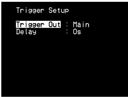 NAD T737 - TRIGGER SETUP (CONFIGURATION DES ASSERVISSEMENTS) - 1