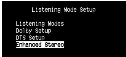 NAD T785 HD - CONFIGURATION DU MODE D'ÉCOUTE (LISTENING MODE SETUP) - 1