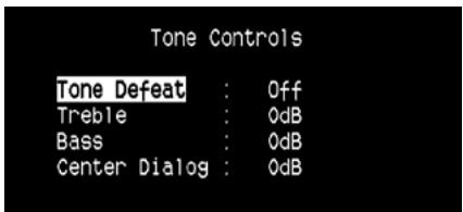 NAD T785 HD - COMMANDES DE TONALITÉ (TONE CONTROLS) - 1
