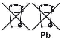 NAD C 356BEE - INFORMATIONS CONCERNANT LA COLLECTE ET LE REJET DES PILES USAGEES (DIRECTIVE 2006/66/EC DU PARLEMENT EUROPEEN ET DU CONSEIL DE L'UNION EUROPEENNE) (POUR LES - 1