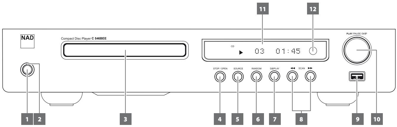 NAD C 546BEE - LECTURE D'UN CD - 1