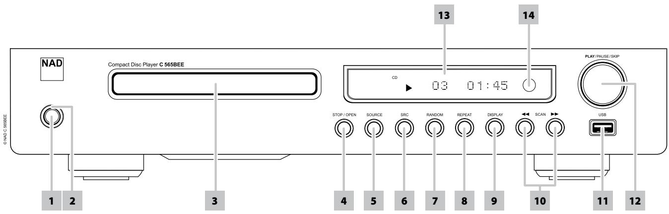 NAD C 565BEE - LECTURE D'UN CD - 1
