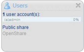 LACIE NETWORK SPACE 2 - Widgets personnalisables - 1