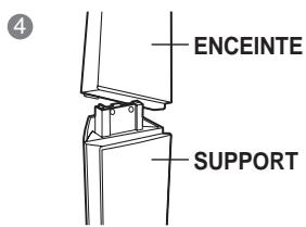 SAMSUNG HT-TXQ120T - Installation de l'enceinte sur son support - 4