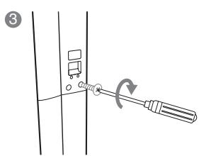 SAMSUNG HT-TXQ120T - Installation de l'enceinte sur son support - 3