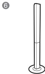 SAMSUNG HT-TXQ120T - Installation de l'enceinte sur son support - 6