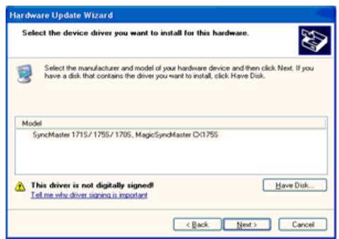 SAMSUNG SYNCMASTER 720N - Windows XP/2000 - 17