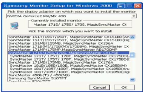 SAMSUNG SYNCMASTER 720N - Windows XP/2000 - 1