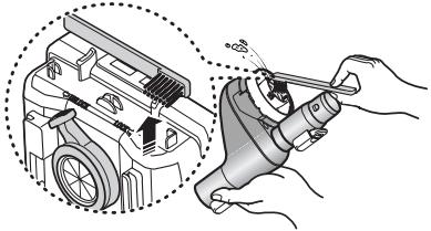 SAMSUNG SC-7070 - - NETTOYAGE DE L'INTERIEUR DU RÉSERVIR DUSTRAINER - 1