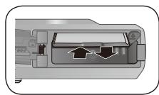SAMSUNG ES60_ES63 - Akku und Speicherkarte einsetzen - 3