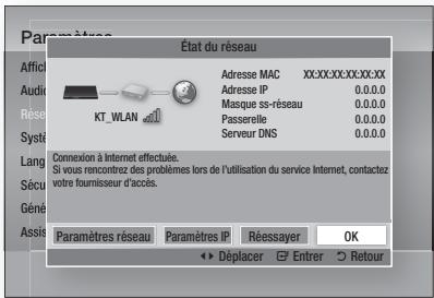 SAMSUNG HT-D5200 - État du réseau - 1