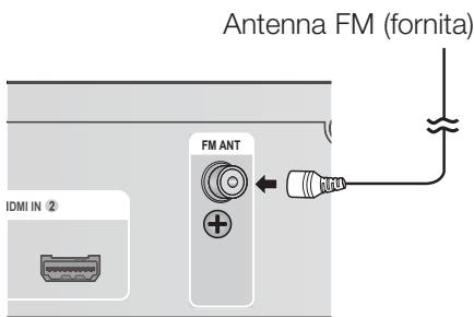 SAMSUNG HT-D5200 - Collegamento dell'antenna FM - 1