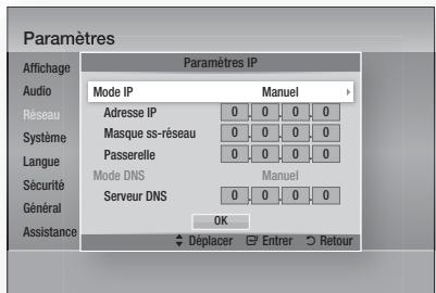 SAMSUNG HT-D5200 - Configuration d'une connexion au réseau sans fil - manuel - 1