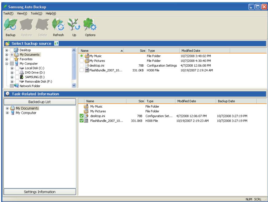 SAMSUNG HX-MU050DA - Figure 24. Écran d'information de l'ordinateil - 2