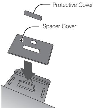 SAMSUNG DA-E570 - USING THE SPACER COVER - 2